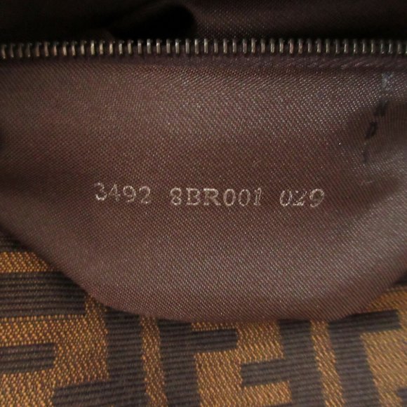 Fendi Mamma Bucket 8BR001 Zucca pattern canvas brown shoulder bag 0721FENDI - Picture 6 of 8